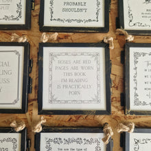 Load image into Gallery viewer, Roses are Red | Black Hanging Metal Frame