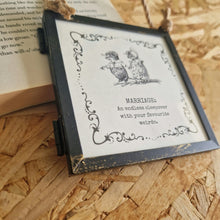 Load image into Gallery viewer, Marriage | Black Hanging Metal Frame
