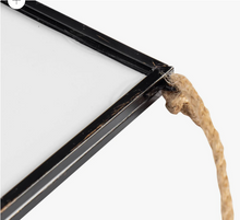 Load image into Gallery viewer, Shit and Split | Black Hanging Metal Frame
