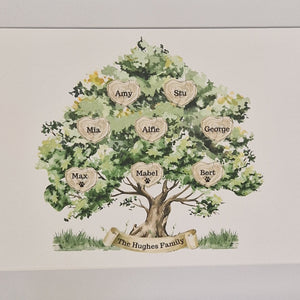 Family Tree - A4 Print