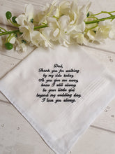 Load image into Gallery viewer, Father of the Bride Handkerchief