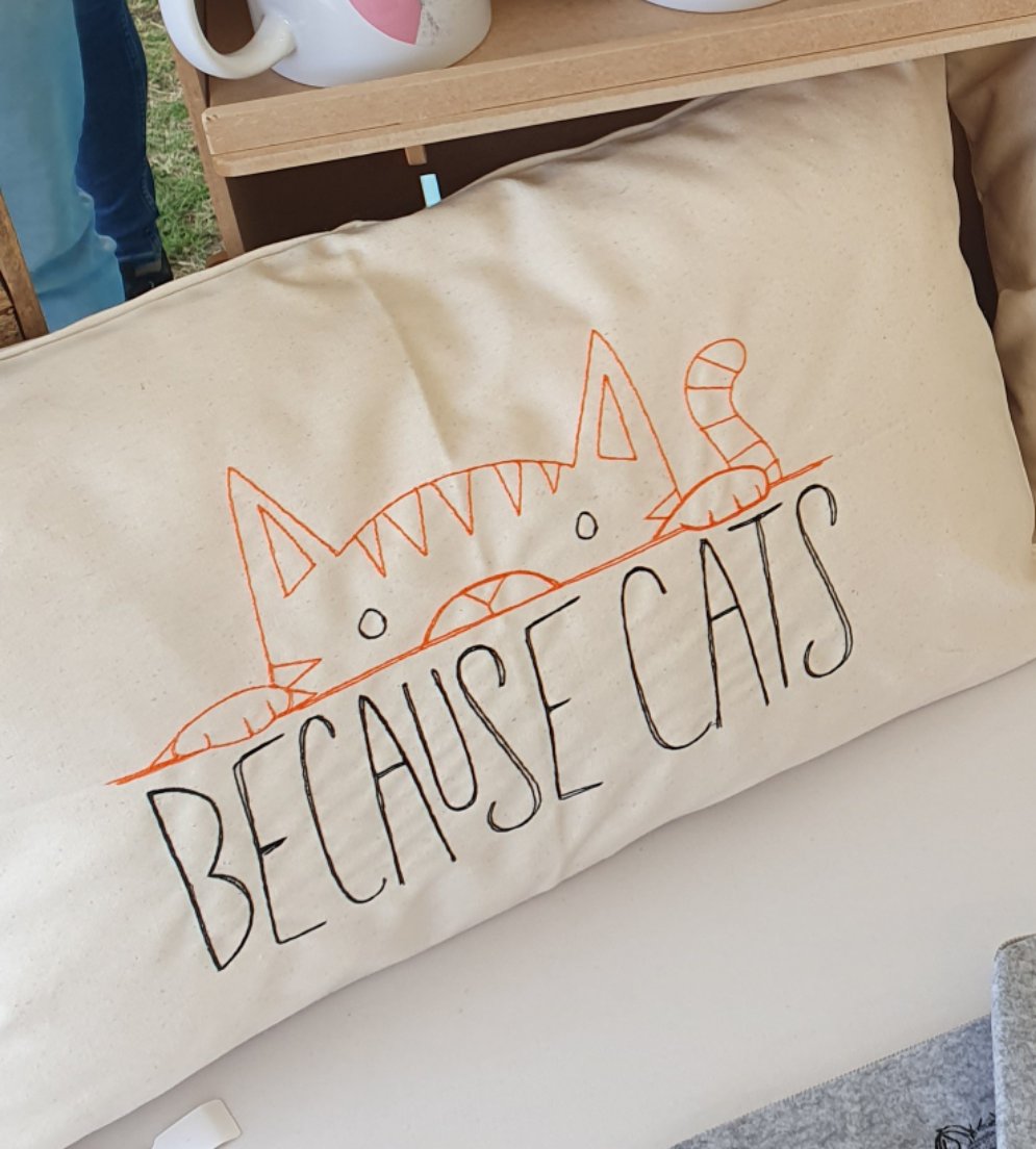 Because Cats Cushion