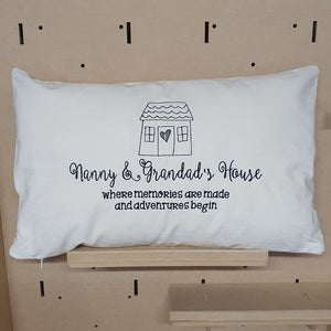 Nanny & Grandad's House Cushion