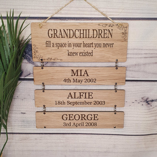 Wooden Grandparent Plaque
